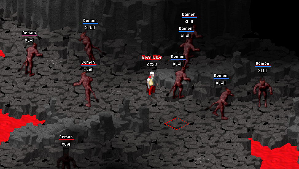 Astonia United lava demon area